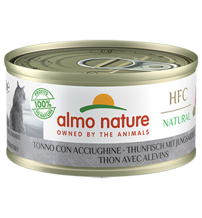 ALMO NATURE HFC - NATURAL- ADULT CAT - TUNA & WHITEBAIT