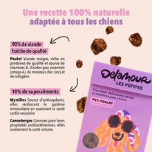 Load image into Gallery viewer, DELAMOUR - LES PÉTITES ON THE GO - AIR DRIED CHICKEN TREATS
