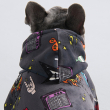 Load image into Gallery viewer, SPARK PAWS - ROCK AND ROLL HOODIE
