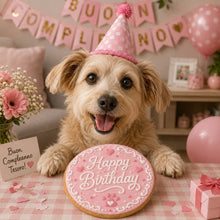 Load image into Gallery viewer, DOLCI IMPRONTE - ROUND BIRTHDAY CAKE - DIFFERENT COLOURS
