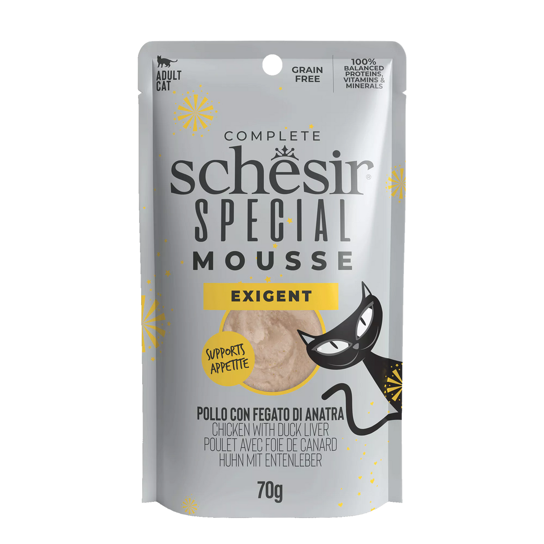 SCHESIR EXIGENT - CHICKEN WITH DUCK LIVER IN MOUSSE - POUCH