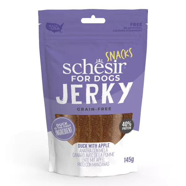 SCHESIR SNACKS - JERKY - DUCK WITH APPLE