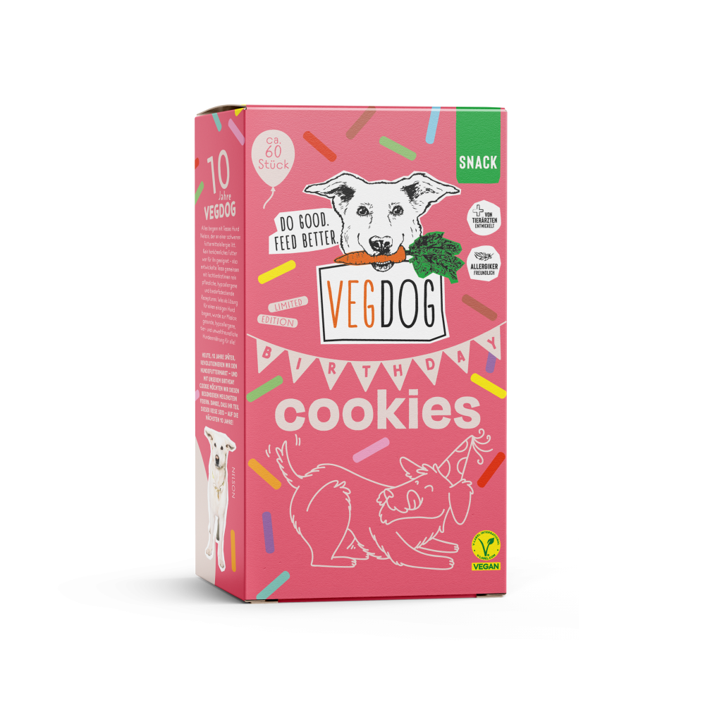 VEGDOG - BIRTHDAY COOKIES