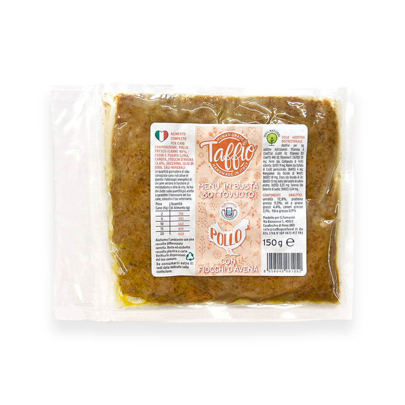 TAFFIO PET FOOD - VACUUM-PACKED - CHICKEN
