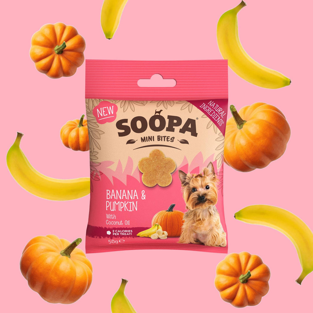 SOOPA - BANANA & PUMPKIN MINI TREATS