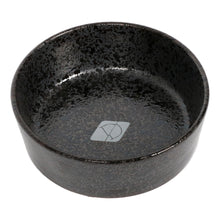 Load image into Gallery viewer, JASPER DOG/CAT FOOD AND DRINK BOWL - BLACK DOTS
