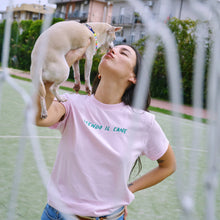 Load image into Gallery viewer, JAMPY - SCENDO IL CANE T-SHIRT PINK
