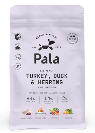 PALA - RECIPE #6 - TURKEY, DUCK & HERRING