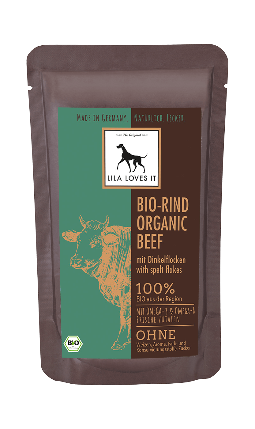 LILA LOVES IT - BIO ORGANIC BEEF WITH SPELT FLAKES