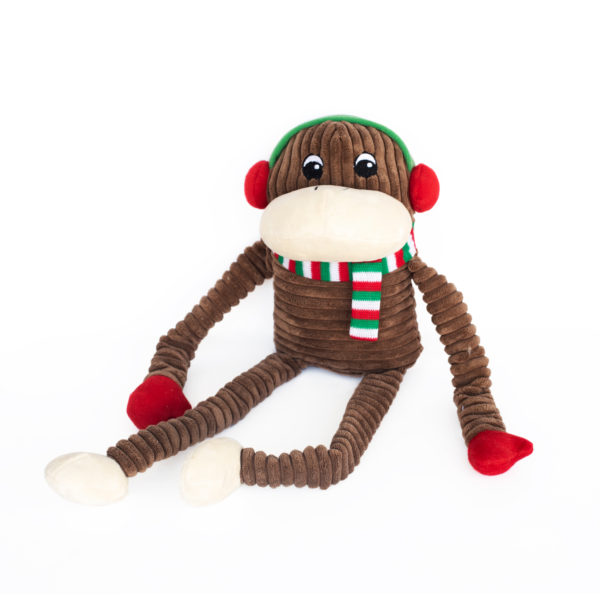 ZIPPYPAW - HOLIDAY CRINKLE MONKEY EXTRA LARGE