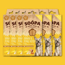 Load image into Gallery viewer, SOOPA - BANANA &amp; PEANUT BUTTER DENTAL STICK
