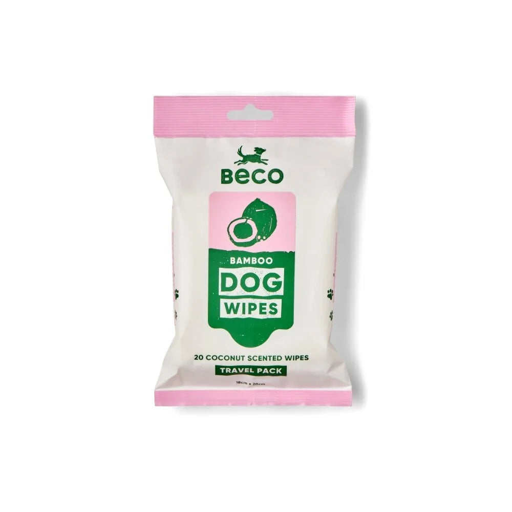 BECO - BAMBOO DOG WIPES TRAVEL