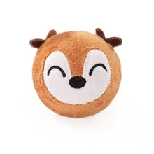 Load image into Gallery viewer, CUPID &amp; COMET - FESTIVE PLUSH TENNIS BALLS
