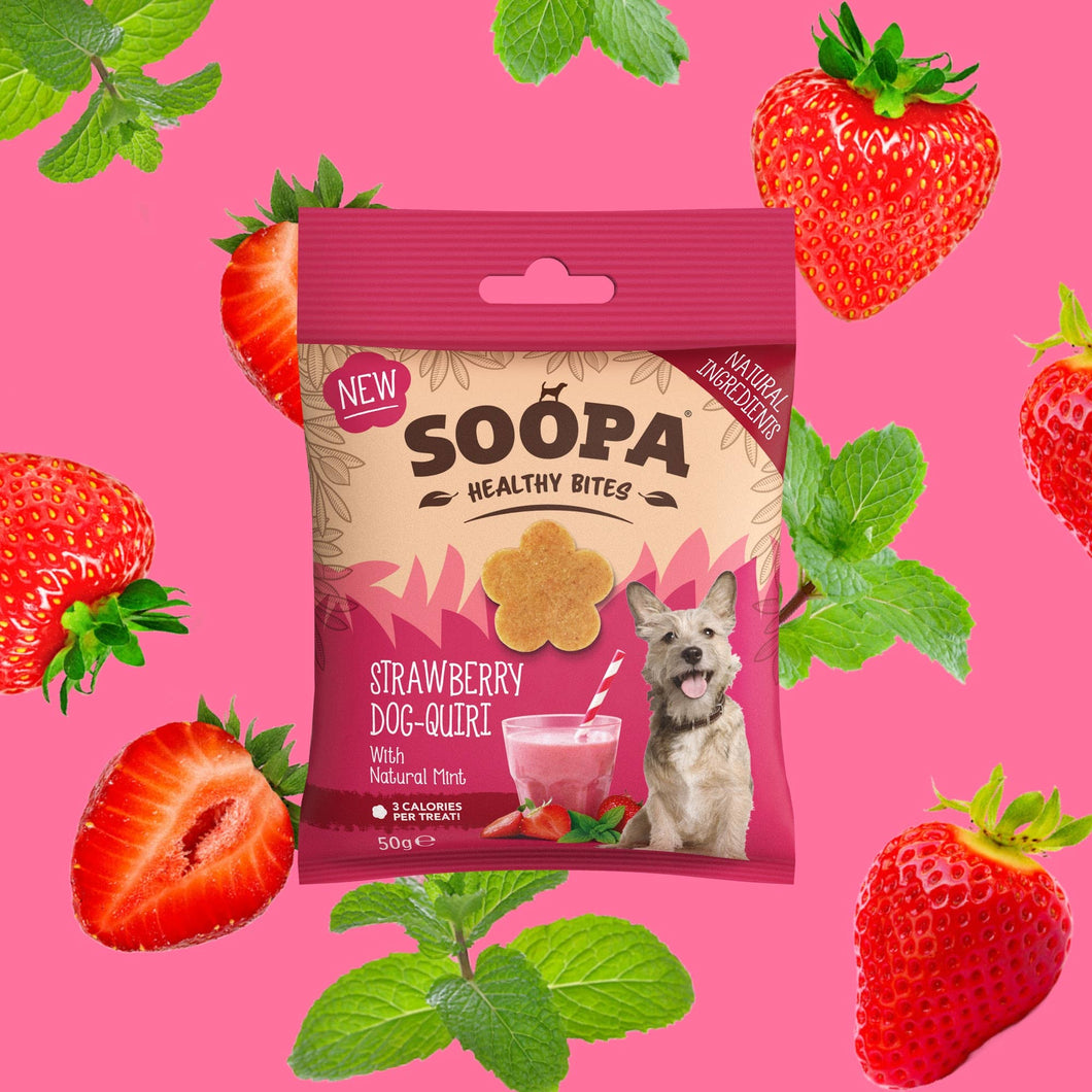 SOOPA - STRAWBERRY DOG-QUERI TREATS