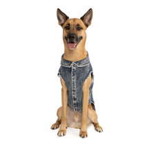 Load image into Gallery viewer, CANADA POOCH - DOWNTOWN DENIM DOG VEST
