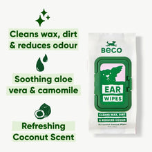 Load image into Gallery viewer, BECO - EAR WIPES - COCONUT SCENT
