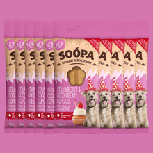 Load image into Gallery viewer, SOOPA - STRAWBERRY &amp; COCO-CREAM CUPCAKE STICKS
