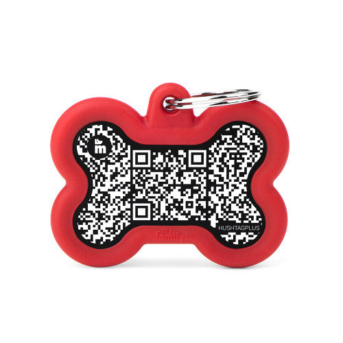 MY FAMILY - HUSHTAG PLUS - ALUMINUM BONE WITH RUBBER - DIFFERENT COLOURS