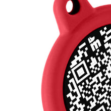 Load image into Gallery viewer, MY FAMILY - HUSHTAG PLUS - ALUMINUM CIRCLE WITH RED RUBBER
