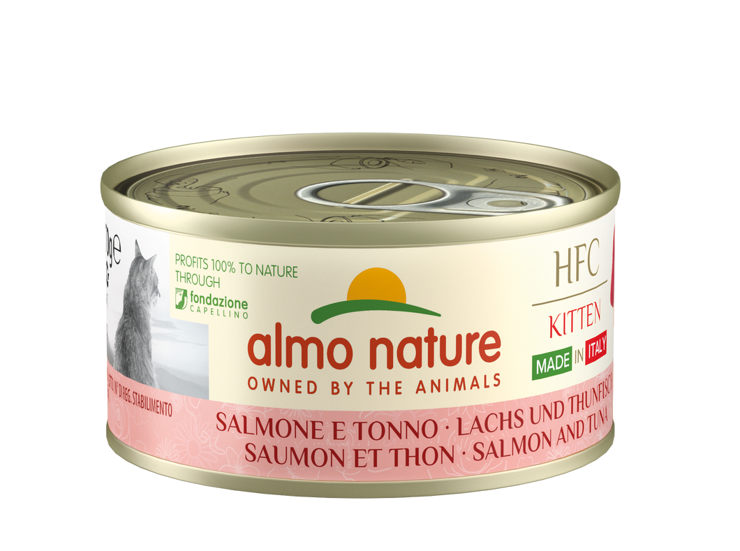 ALMO NATURE HFC - KITTEN - SALMON & TUNA