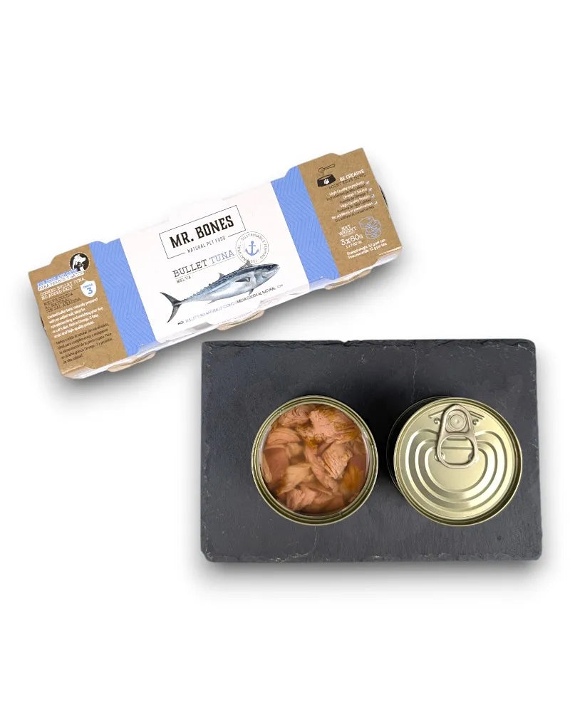 MR. BONES - COOKED BULLET TUNA