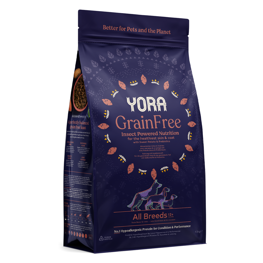 YORA - INSECT PROTEIN SMALL BREEDS GRAIN FREE RECIPE