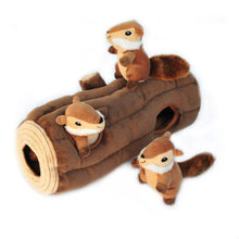 Load image into Gallery viewer, ZIPPYPAW - LOG WITH 3 CHIPMUNKS

