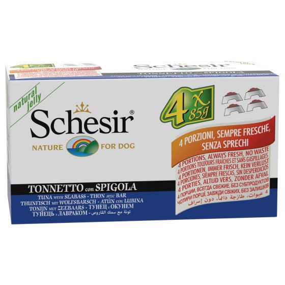 SCHESIR WET ADULT DOG - MULTIPACK - DIFFERENT TASTES