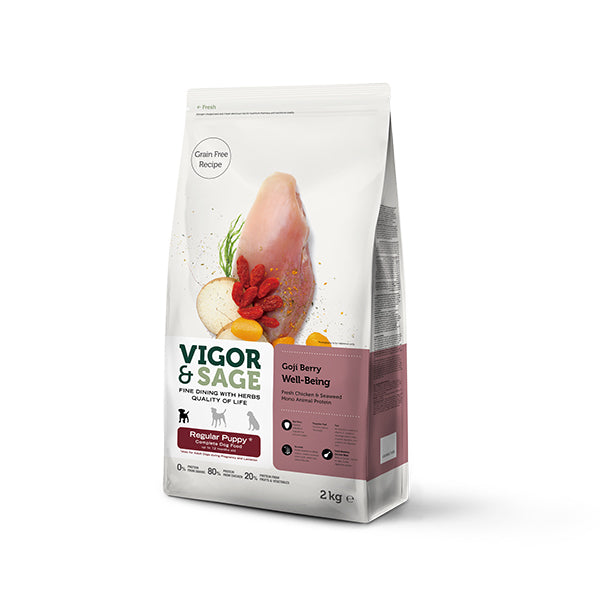 VIGOR & SAGE - PUPPY - CHICKEN & GOJI BERRY