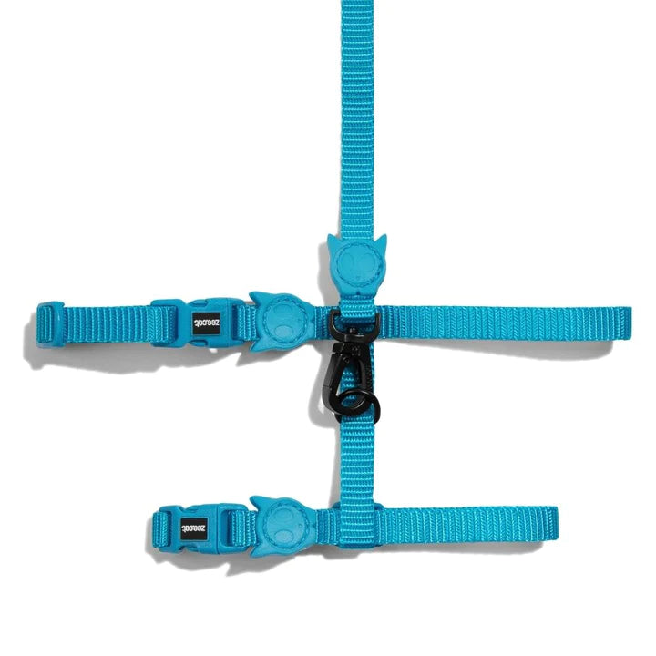 ZEE.DOG - ULTIMATE BLUE HARNESS WITH LEASH