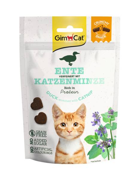 GIM CAT - CRUNCHY DUCK WITH CATNIP SNACK