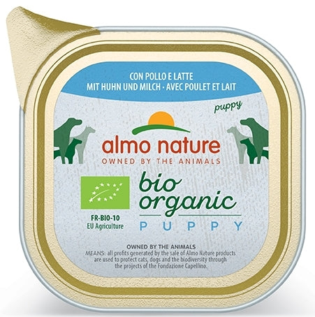 ALMO NATURE - BIO ORGANIC PUPPY - CHICKEN WITH MILK