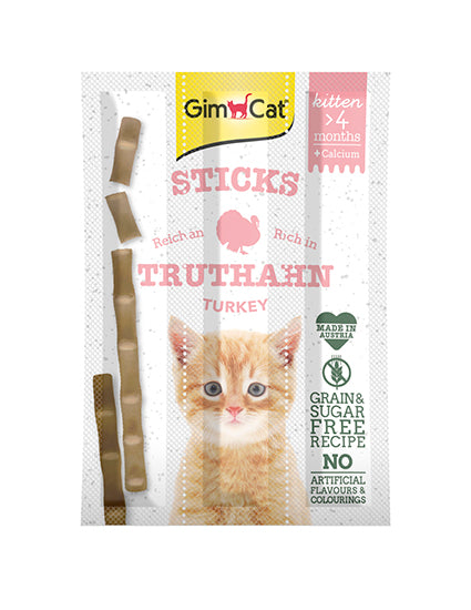 GIM CAT - TURKEY STICKS - KITTEN