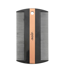 Load image into Gallery viewer, NOIR - TWO-SIDED FLEA COMB
