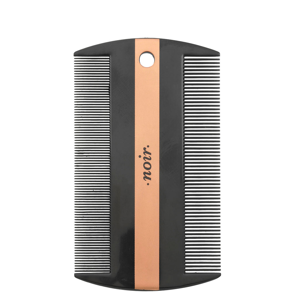 NOIR - TWO-SIDED FLEA COMB
