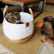 Load image into Gallery viewer, D&amp;D RAY PAPER ROPE BASKET
