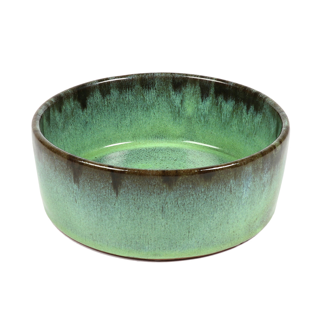 JASPER DOG/CAT FOOD AND DRINK BOWL - GREEN