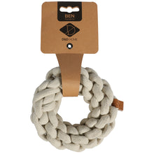 Load image into Gallery viewer, BEN - BRAIDED RING BEIGE LINE
