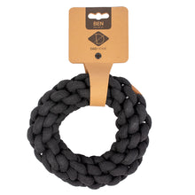 Load image into Gallery viewer, BEN - BRAIDED RING BLACK LINE
