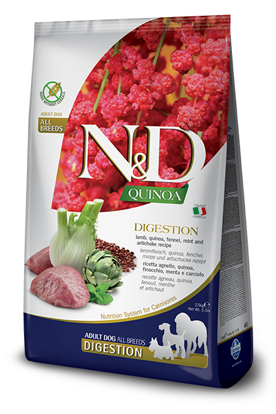 FARMINA QUINOA - ADULT DOG - DIGESTION - LAMB