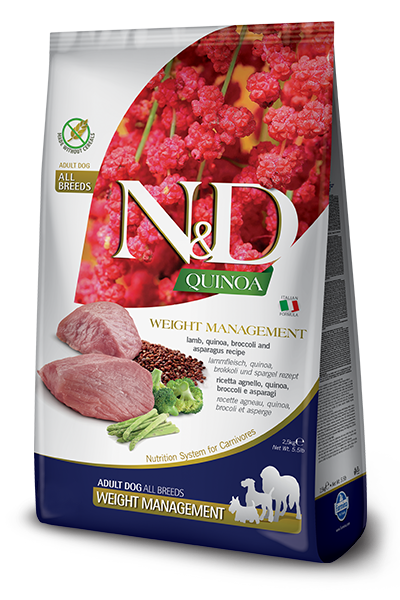 FARMINA QUINOA - ADULT DOG - WEIGHT MANAGEMENT - ALL BREED - LAMB