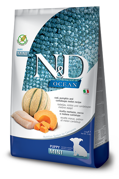 FARMINA OCEAN - PUPPY - COD, PUMPKIN & CANTALOUPE MELON