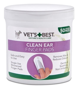 VET'S BEST - CLEAN EAR FINGER PADS