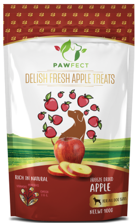 PAWFECT NATURE MUNCH - DELISH FRESH APPLE TREATS