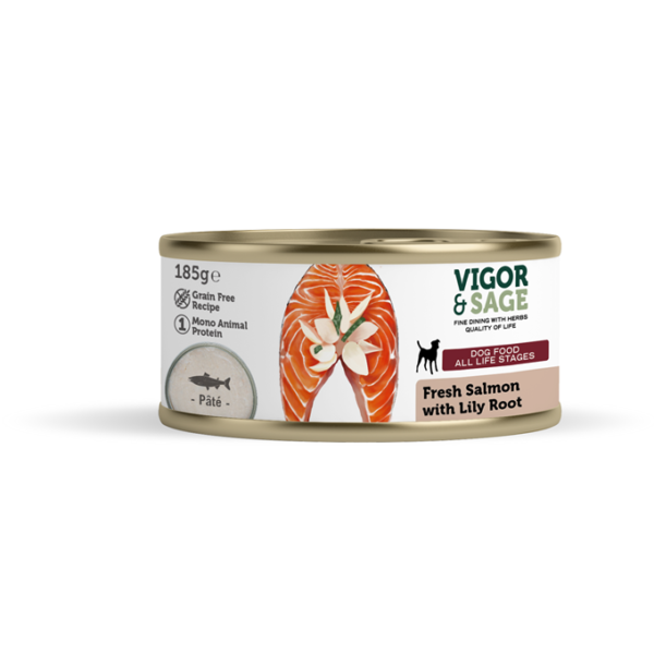 VIGOR & SAGE - FRESH SALMON & LILY ROOT