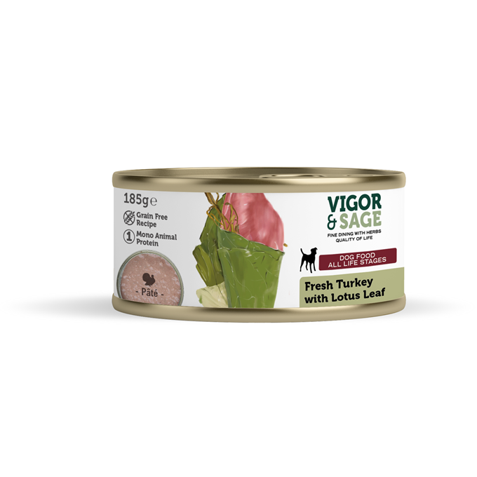 VIGOR & SAGE - FRESH TURKEY & LOTUS LEAF