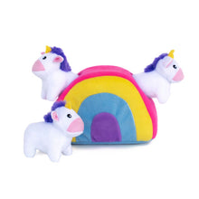 Load image into Gallery viewer, ZIPPYPAW - BURROW - UNICORNS IN RAINBOW
