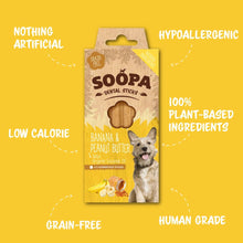 Load image into Gallery viewer, SOOPA - BANANA &amp; PEANUT BUTTER DENTAL STICK
