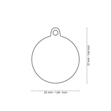 Load image into Gallery viewer, CLASSIC BIG BLACK CIRCLE BONE
