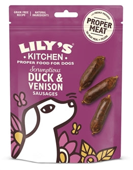 LILY'S KITCHEN - DUCK & VENISON SAUSAGES